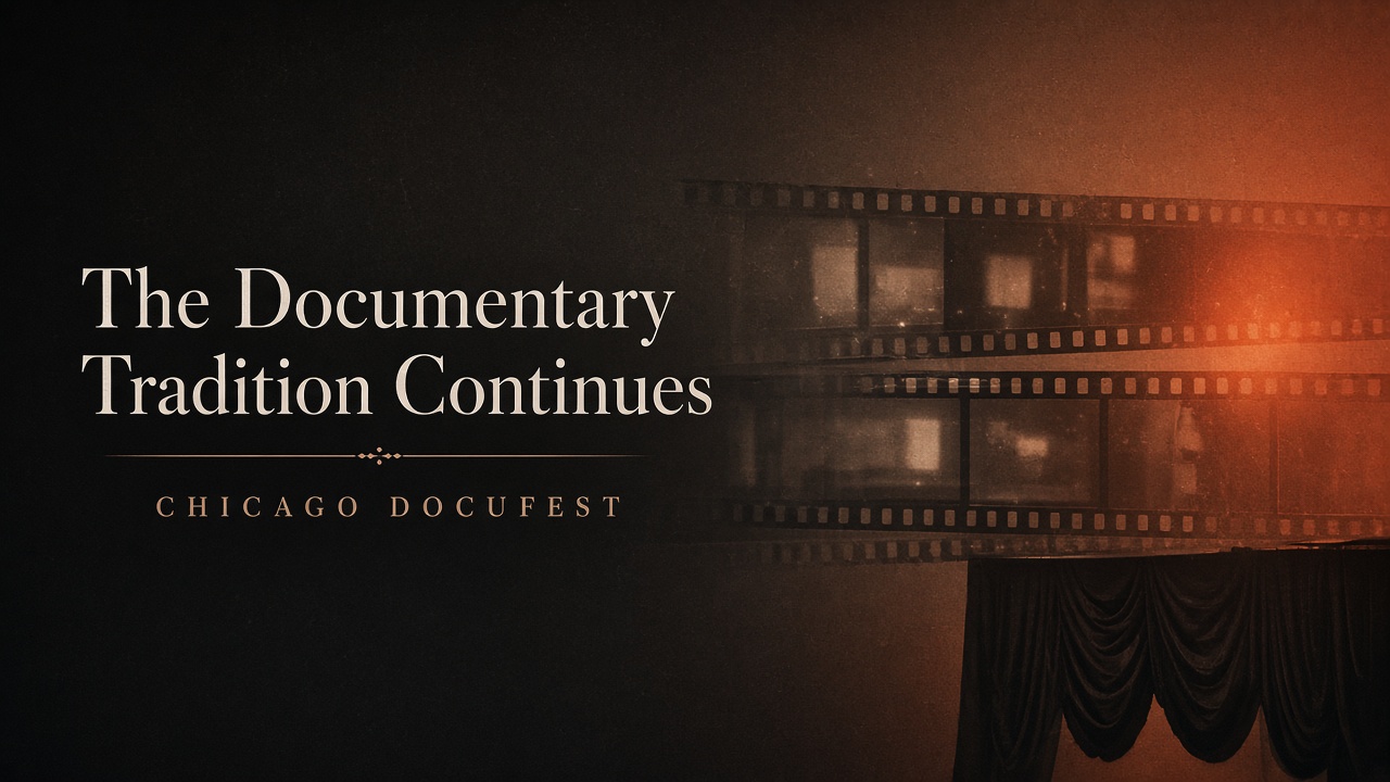 Chicago DOCUFEST 2026 program campaign art